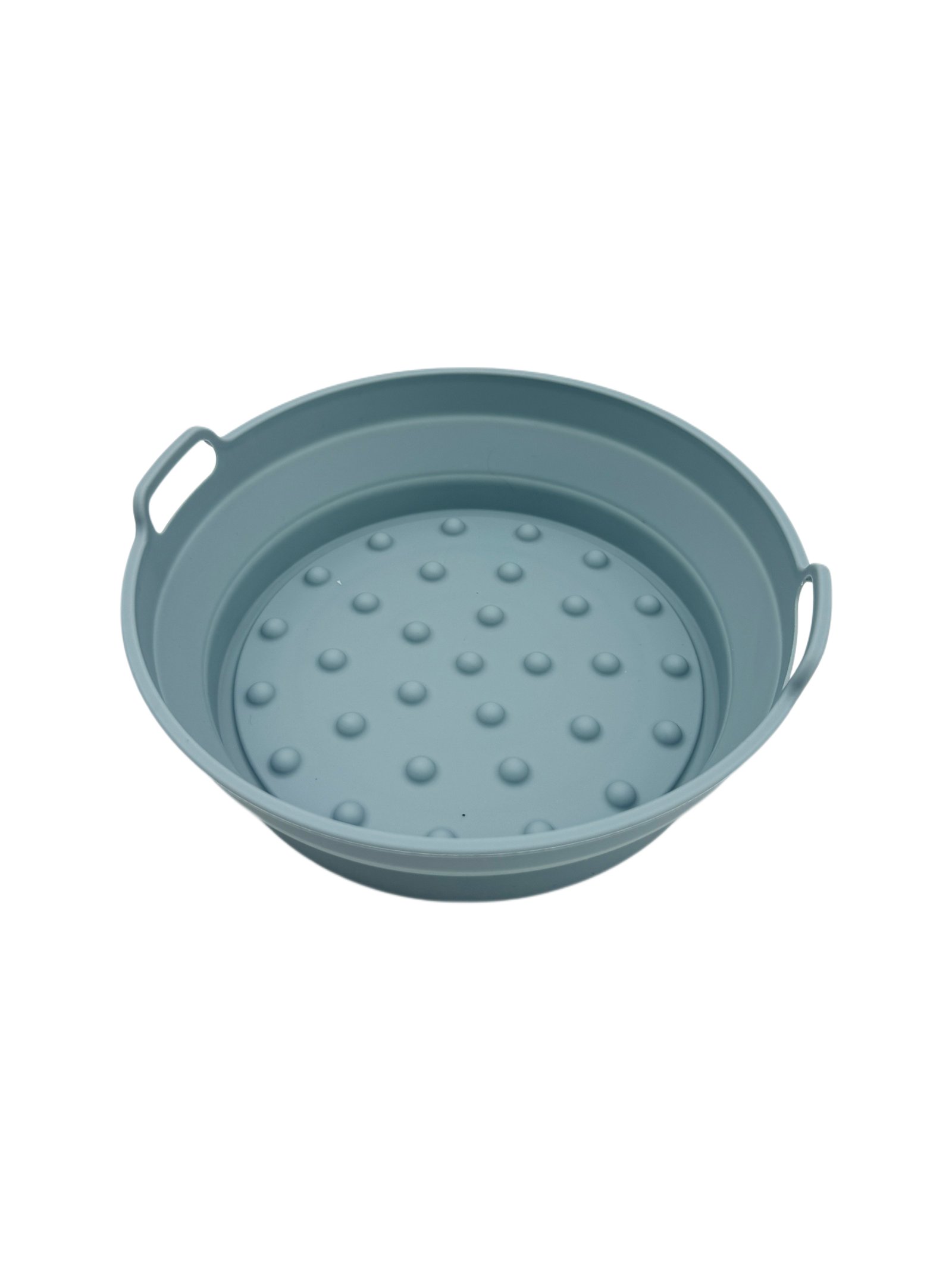 Round silicone air fryer pan
