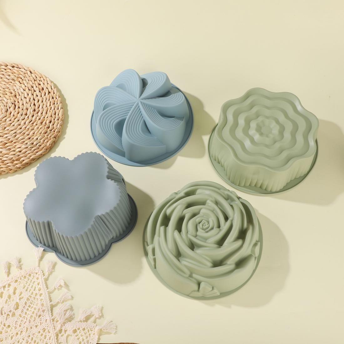 Round silicone cake molds for B2B baking product sourcing