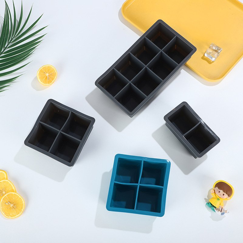 Silicone ice tray detail