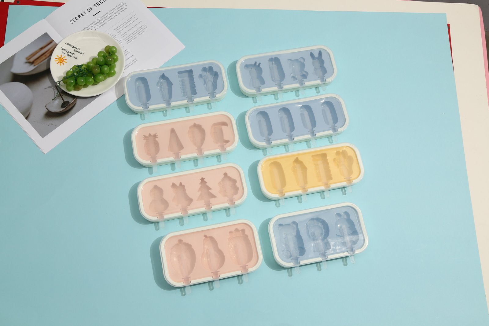 Silicone popsicle molds